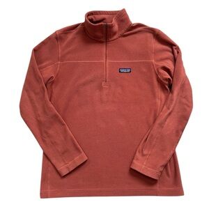 Patagonia Men’s Lightweight Synchilla 26176 Quarter Zip Fleece Red Size M